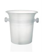 Wine and Champagne Cooler with White Plastic Handle 